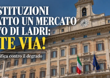 Delle istituzioni avete fatto un mercato e un covo di ladri: ANDATE VIA!