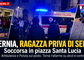 Isernia, ragazza trovata priva di sensi in piazza Santa Lucia: intervengono ambulanza e Polizia. Servono controlli serrati contro l’abuso di alcol tra i giovani